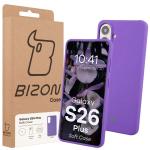 Carcasa Bizon Soft compatibila cu Samsung Galaxy S26 Plus, Mov 8 - lerato.ro
