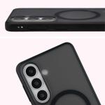 Carcasa Bizon MatteO cu MagSafe compatibila cu Samsung Galaxy S26 Plus, Negru 5 - lerato.ro