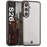 Carcasa Bizon Halo compatibila cu Samsung Galaxy S26 Plus, Transparent / Negru 3 - lerato.ro