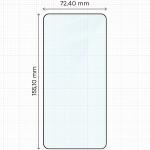 Set protectie 3in1 Bizon Glass Edge Pack, 2 folii sticla ecran + 1 folie sticla camera foto, compatibil cu Samsung Galaxy S26 Plus, Transparent 3 - lerato.ro