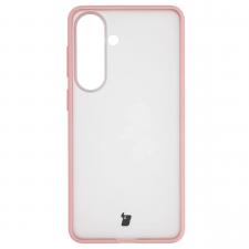 Carcasa Bizon Angelo compatibila cu Samsung Galaxy S26 Plus, Transparent / Roz