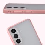 Carcasa Bizon Angelo compatibila cu Samsung Galaxy S26 Plus, Transparent / Roz 4 - lerato.ro