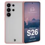Carcasa Bizon Angelo compatibila cu Samsung Galaxy S26 Ultra, Transparent / Roz 3 - lerato.ro