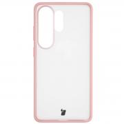 Carcasa Bizon Angelo compatibila cu Samsung Galaxy S26 Ultra, Transparent / Roz