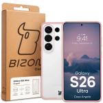 Carcasa Bizon Angelo compatibila cu Samsung Galaxy S26 Ultra, Transparent / Roz 7 - lerato.ro