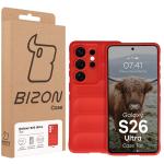 Carcasa Bizon Tur compatibila cu Samsung Galaxy S26 Ultra, Rosu 9 - lerato.ro
