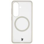 Kit protectie 2 in 1 BizonMobile, Carcasa Bizon MatteO si Folie sticla securizata Bizon Glass Edge, compatibil cu Samsung Galaxy S26, Bej 3 - lerato.ro