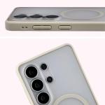 Carcasa Bizon MatteO cu MagSafe compatibila cu Samsung Galaxy S26 Ultra, Bej 5 - lerato.ro