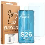 Kit protectie 2 in 1 BizonMobile, Carcasa Bizon Salpa si 2 Folii sticla securizata Bizon Glass Clear, compatibil cu Samsung Galaxy S26 Ultra, Transparent 10 - lerato.ro