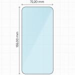 Folie sticla securizata Bizon Smart Glass compatibila cu Samsung Galaxy S25 Plus / S24 Plus, Transparent 3 - lerato.ro