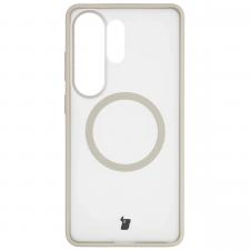 Kit protectie 2 in 1 BizonMobile, Carcasa Bizon MatteO si Folie sticla securizata Bizon Glass Edge, compatibil cu Samsung Galaxy S26 Ultra, Bej