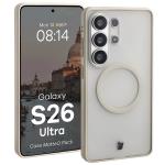 Kit protectie 2 in 1 BizonMobile, Carcasa Bizon MatteO si Folie sticla securizata Bizon Glass Edge, compatibil cu Samsung Galaxy S26 Ultra, Bej 4 - lerato.ro