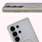 Kit protectie 2 in 1 BizonMobile, Carcasa Bizon MatteO si Folie sticla securizata Bizon Glass Edge, compatibil cu Samsung Galaxy S26 Ultra, Bej 6 - lerato.ro