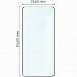 Set 2 folii sticla securizata Bizon Glass Edge Duo compatibile cu Samsung Galaxy S25 Plus / S24 Plus, Negru 3 - lerato.ro