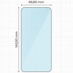 Folie sticla securizata Bizon Smart Glass compatibila cu Samsung Galaxy S25 / S24, Transparent 3 - lerato.ro