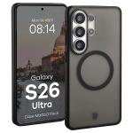 Kit protectie 2 in 1 BizonMobile, Carcasa Bizon MatteO si Folie sticla securizata Bizon Glass Edge, compatibil cu Samsung Galaxy S26 Ultra, Negru 4 - lerato.ro