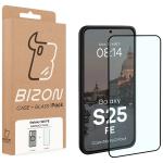 Kit protectie 2 in 1 BizonMobile, Carcasa Bizon MatteO si Folie sticla securizata Bizon Glass Edge, compatibil cu Samsung Galaxy S25 FE, Negru 10 - lerato.ro