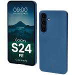 Carcasa Bizon Shell compatibila cu Samsung Galaxy S24 FE, Albastru 3 - lerato.ro