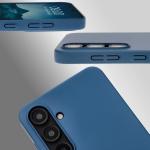 Carcasa Bizon Shell compatibila cu Samsung Galaxy S24 FE, Albastru 5 - lerato.ro