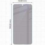 Folie sticla securizata Bizon Glass Mule Shadow Privacy compatibila cu Samsung Galaxy S24 Plus, Negru 3 - lerato.ro