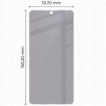 Folie sticla securizata Bizon Glass Mule Shadow Privacy compatibila cu Samsung Galaxy S25 Edge, Negru 3 - lerato.ro