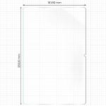 Set 2 folii protectie Bizon Film Tab Papirus Duo compatibile cu Samsung Galaxy Tab S11, 11 inch, Transparent 3 - lerato.ro