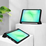 Husa Bizon Tab Clear Matt compatibila cu Samsung Galaxy Tab A11 / A9, Negru 3 - lerato.ro