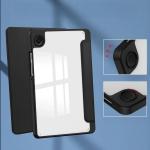 Husa Bizon Tab Clear Matt compatibila cu Samsung Galaxy Tab A11 / A9, Negru 4 - lerato.ro