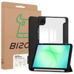Husa Bizon Tab Clear Matt compatibila cu Samsung Galaxy Tab A11 / A9, Negru 9 - lerato.ro