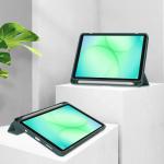 Husa Bizon Tab Clear Matt compatibila cu Samsung Galaxy Tab A11 / A9, Dark Green 3 - lerato.ro