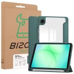 Husa Bizon Tab Clear Matt compatibila cu Samsung Galaxy Tab A11 / A9, Dark Green 9 - lerato.ro