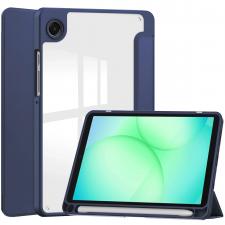 Husa Bizon Tab Clear Matt compatibila cu Samsung Galaxy Tab A11 / A9, Dark Blue