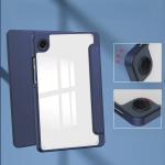 Husa Bizon Tab Clear Matt compatibila cu Samsung Galaxy Tab A11 / A9, Dark Blue 4 - lerato.ro