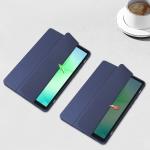 Husa Bizon Tab Clear Matt compatibila cu Samsung Galaxy Tab A11 / A9, Dark Blue 6 - lerato.ro