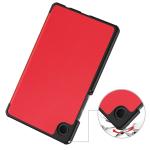 Husa Bizon Tab Croc compatibila cu Samsung Galaxy Tab A11 / A9, Rosu 4 - lerato.ro