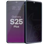 Folie sticla securizata Bizon Glass Mule Shadow Privacy compatibila cu Samsung Galaxy S25 Plus, Negru 5 - lerato.ro
