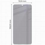 Folie sticla securizata Bizon Glass Mule Shadow Privacy compatibila cu Samsung Galaxy S25 Plus, Negru 3 - lerato.ro