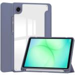 Husa Bizon Tab Clear Matt compatibila cu Samsung Galaxy Tab A11 / A9, Lavander 2 - lerato.ro
