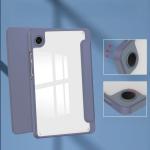 Husa Bizon Tab Clear Matt compatibila cu Samsung Galaxy Tab A11 / A9, Lavander 4 - lerato.ro