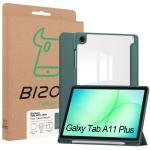 Husa Bizon Tab Clear Matt compatibila cu Samsung Galaxy Tab A11 Plus / A9 Plus, Dark Green 9 - lerato.ro