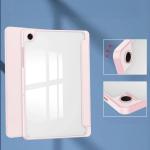 Husa Bizon Tab Clear Matt compatibila cu Samsung Galaxy Tab A11 Plus / A9 Plus, Roz 4 - lerato.ro