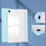 Husa Bizon Tab Clear Matt compatibila cu Samsung Galaxy Tab A11 Plus / A9 Plus, Light Blue 4 - lerato.ro