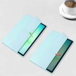 Husa Bizon Tab Clear Matt compatibila cu Samsung Galaxy Tab A11 Plus / A9 Plus, Light Blue 6 - lerato.ro