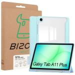 Husa Bizon Tab Clear Matt compatibila cu Samsung Galaxy Tab A11 Plus / A9 Plus, Light Blue 9 - lerato.ro
