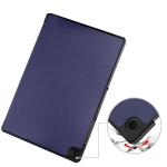 Husa Bizon Tab Croc compatibila cu Samsung Galaxy Tab A11 Plus / A9 Plus, Dark Blue 4 - lerato.ro