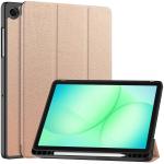 Husa Bizon Tab Lizard compatibila cu Samsung Galaxy Tab A11 Plus / A9 Plus, Rose Gold 8 - lerato.ro