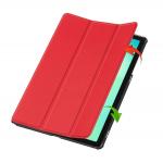 Husa Bizon Tab Croc compatibila cu Samsung Galaxy Tab A11 Plus / A9 Plus, Rosu 7 - lerato.ro