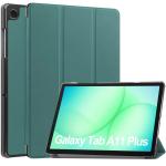 Husa Bizon Tab Croc compatibila cu Samsung Galaxy Tab A11 Plus / A9 Plus, Dark Green 6 - lerato.ro