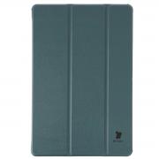 Husa Bizon Tab Croc compatibila cu Samsung Galaxy Tab A11 Plus / A9 Plus, Dark Green
