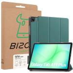Husa Bizon Tab Croc compatibila cu Samsung Galaxy Tab A11 Plus / A9 Plus, Dark Green 9 - lerato.ro